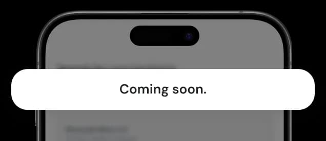 Image showing a phone saying coming soon