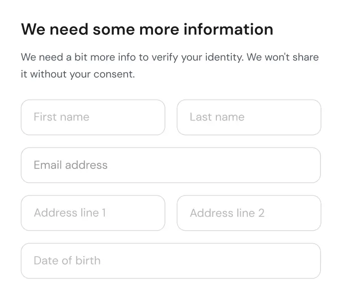 Identity match result